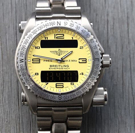 breitling yellow emergency|breitling professional emergency watches.